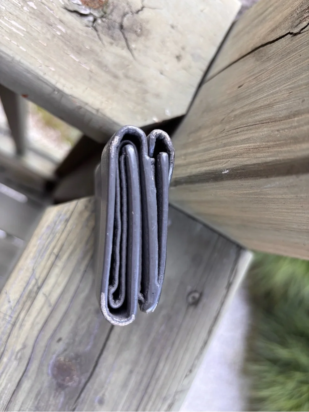 Small Balenciaga Grey Leather Wallet